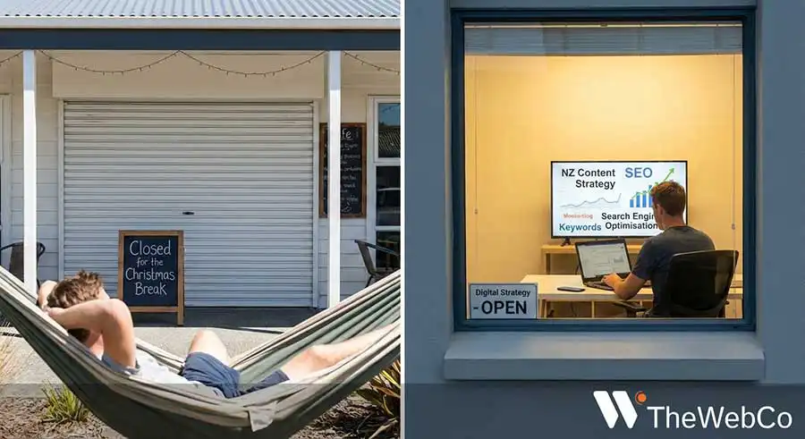 Why the Christmas Shutdown Is the Best Time for Kiwi Businesses to Get Ahead Online
