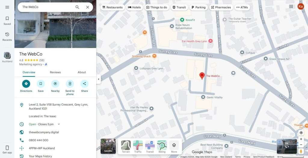 Google Map Result